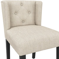 O&Co Ari Winged Dining Chair in Stone