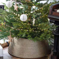 Garden Trading Christmas Tree Skirt in Antique Brass Finish