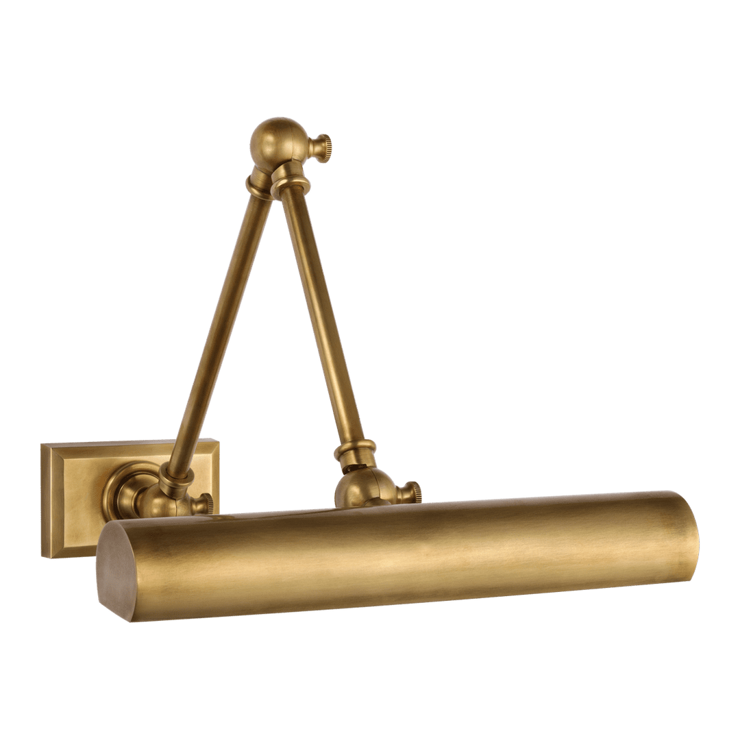 Cabinet Maker 12" Double Library Light - Antique Brass Visual Comfort 1