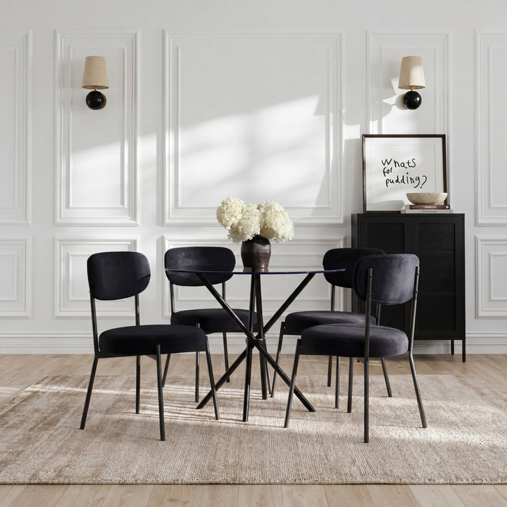 Ross Set of 2 Dining Chairs - Black
