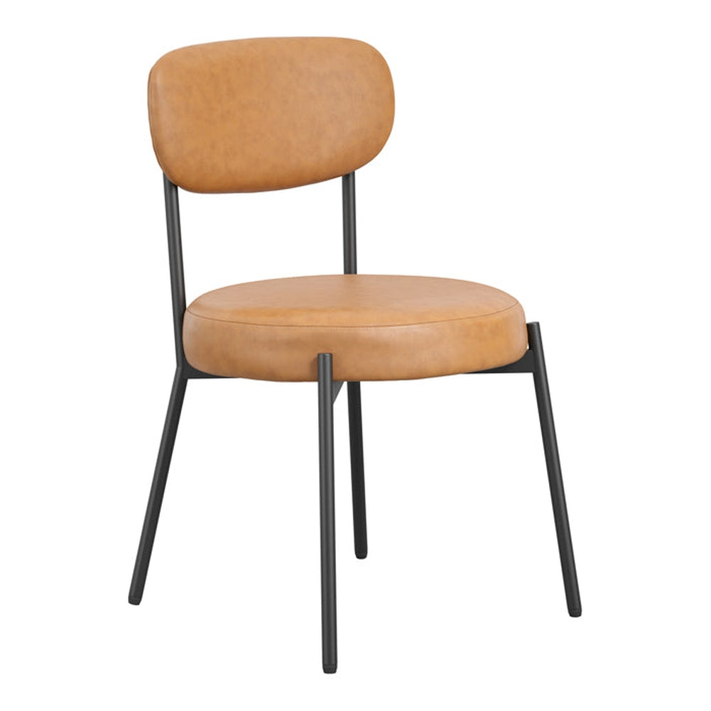 O&Co Ross Set of 2 Dining Chairs in Caramel