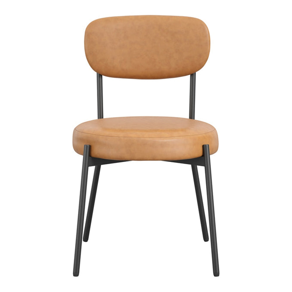 O&Co Ross Set of 2 Dining Chairs in Caramel