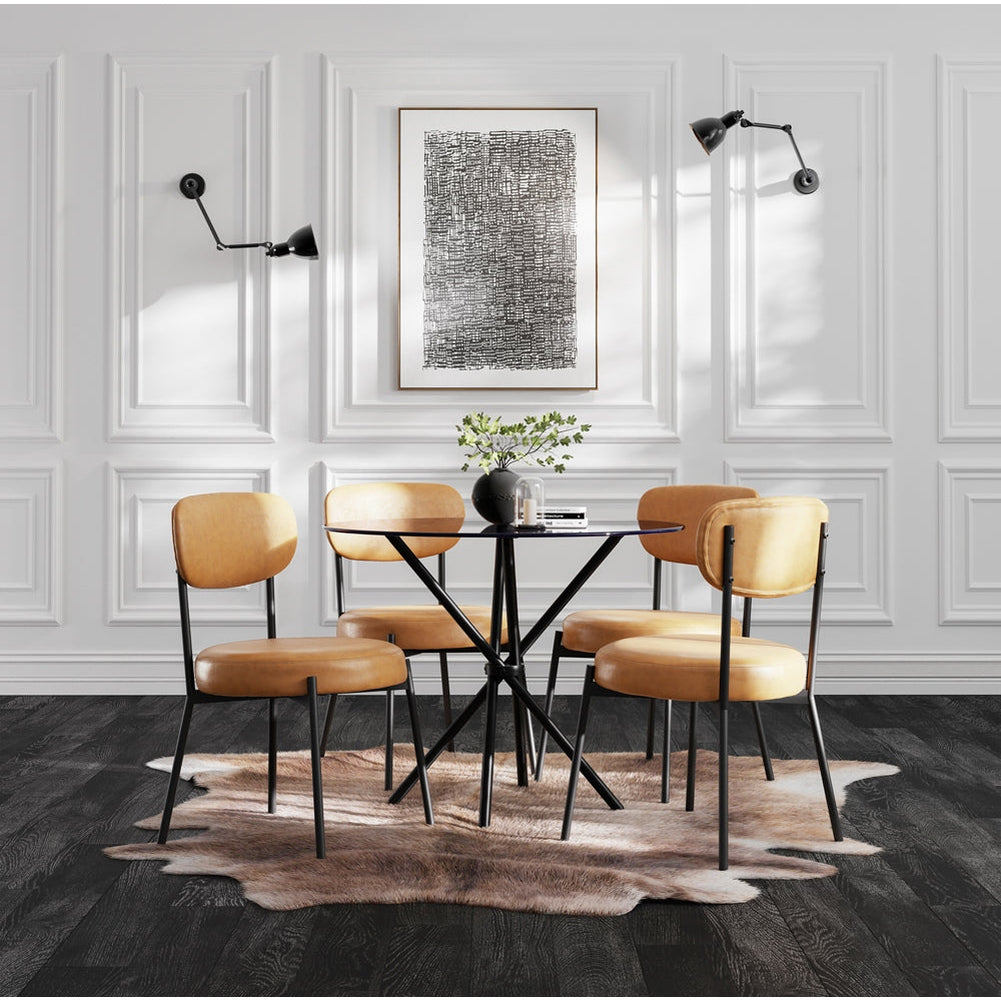 Ross Set of 2 Dining Chairs - Caramel LPD Home 2