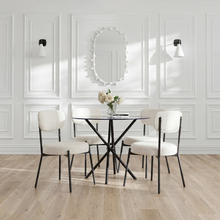 Ross Set of 2 Dining Chairs - Ivory