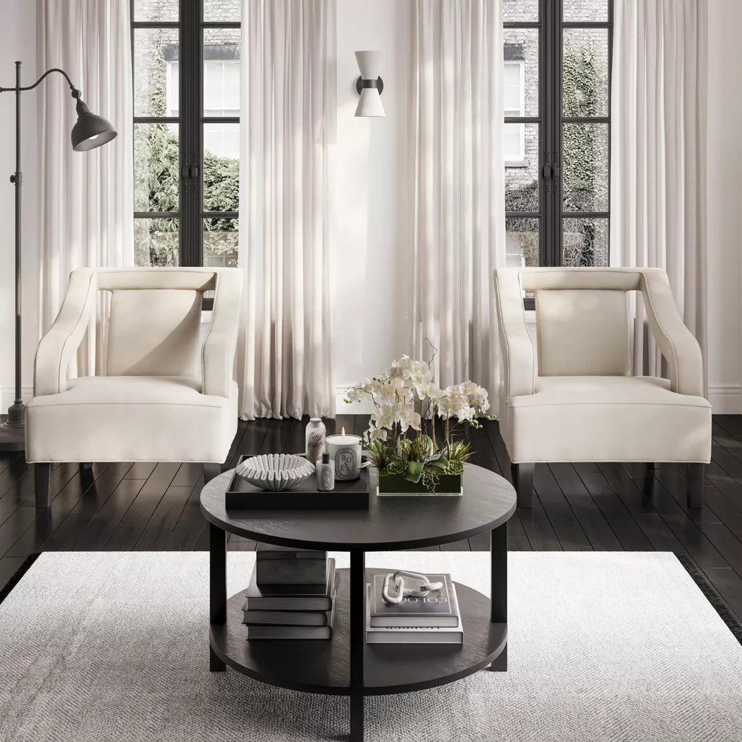 Larson Arm Chair - Ivory