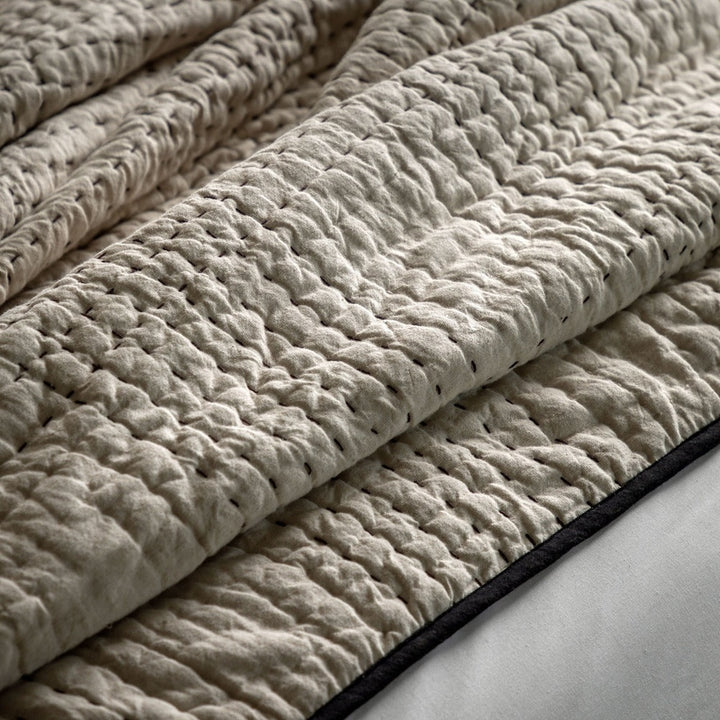 Matrix Bedspread 240x260cm - Beige GalleryDirect 8