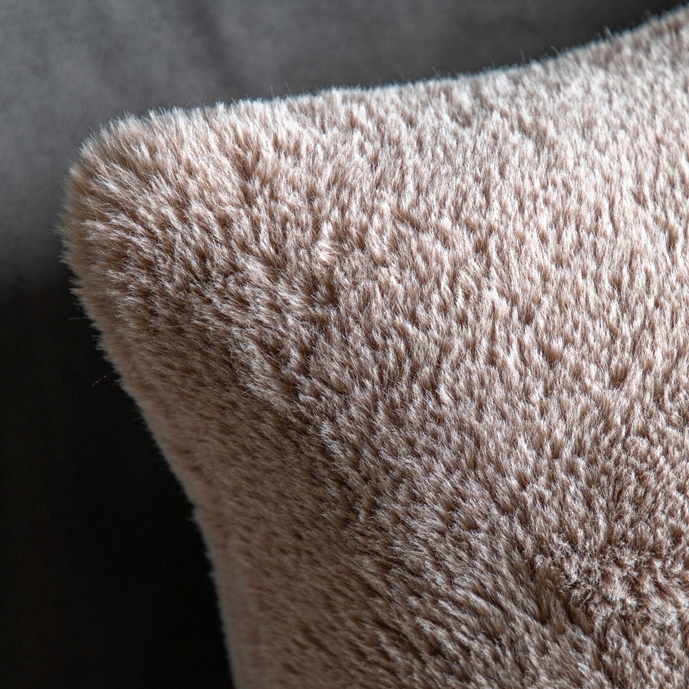 Juniper Faux Fur Cushion 40x60cm - Mauve GalleryDirect 3