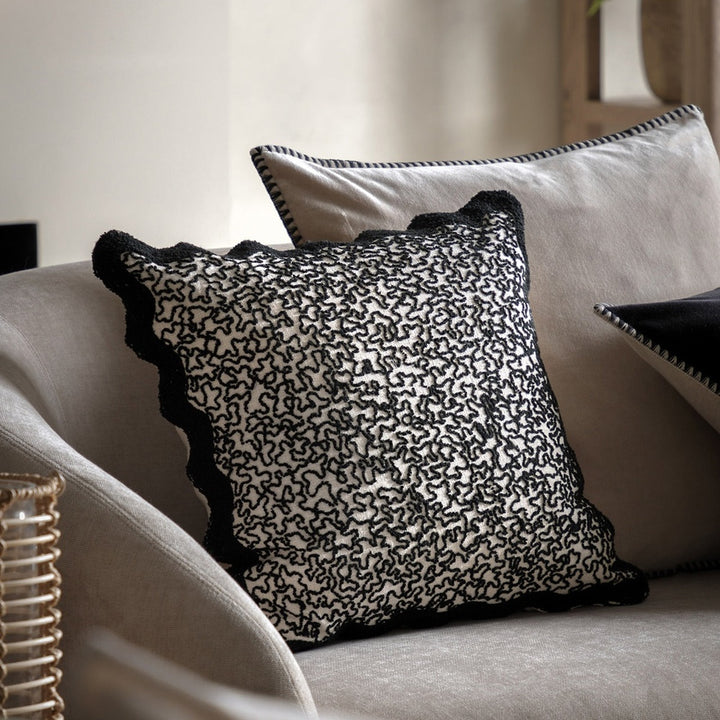 Tabor Cushion 45cm - Black GalleryDirect 2