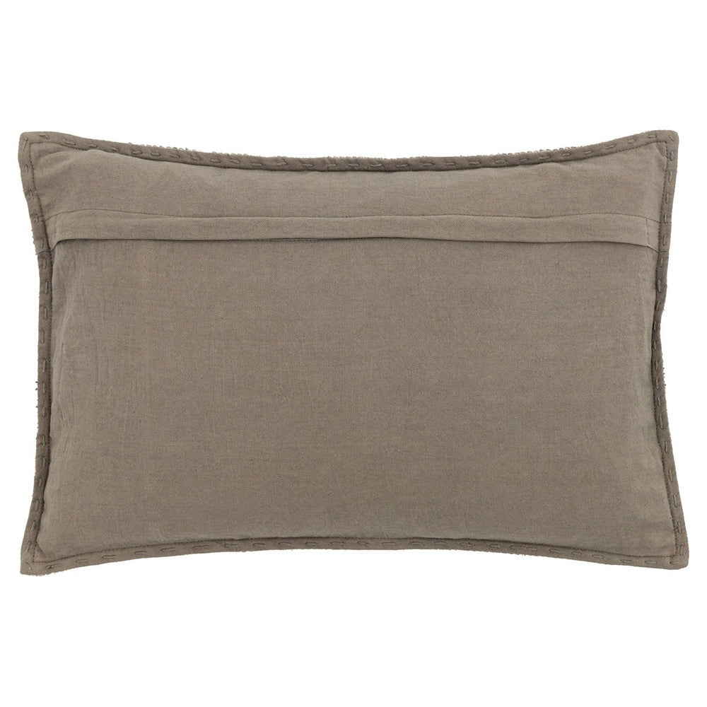 Cardinham Stitched Cushion 40x60cm - Ecru GalleryDirect 5