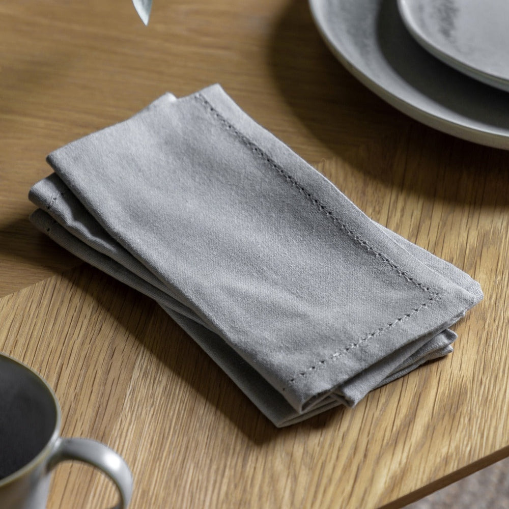 Dove Pack of 4 Napkins - Grey GalleryDirect 2