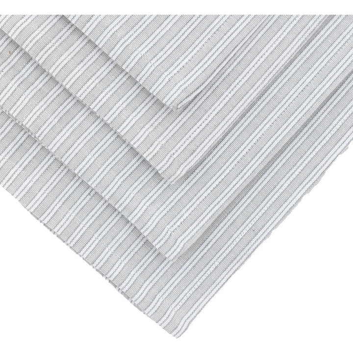 Woven Striped Napkin - Grey Pack of 4 GalleryDirect 6