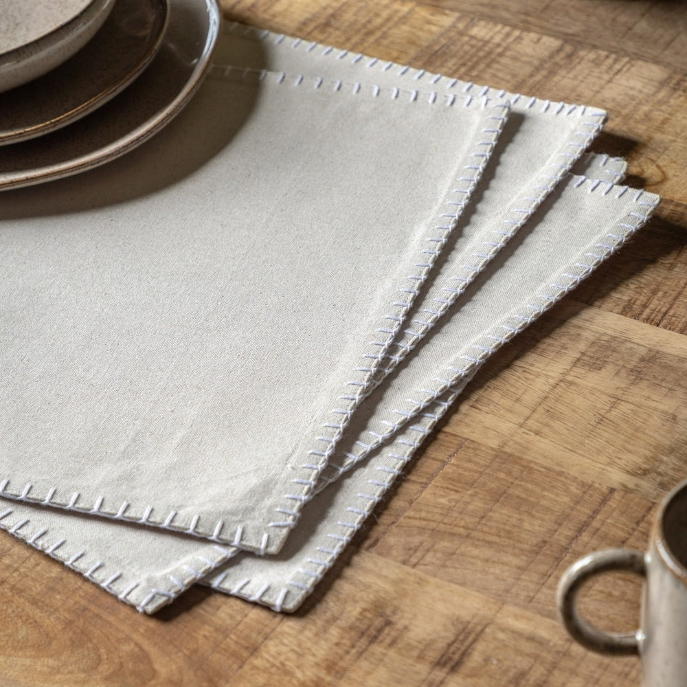 Linen Effect Placemat Pack of 4 GalleryDirect 2