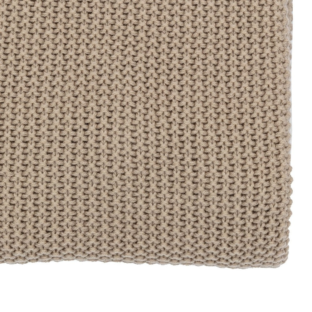 Moss Stitched Pom Pom Throw - Natural GalleryDirect 7