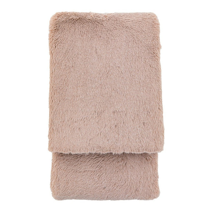 Juniper Faux Fur Throw 130x150cm - Mauve GalleryDirect 1