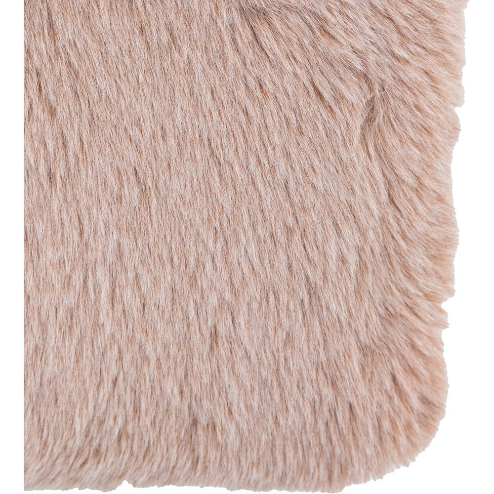 Juniper Faux Fur Throw 130x150cm - Mauve GalleryDirect 4