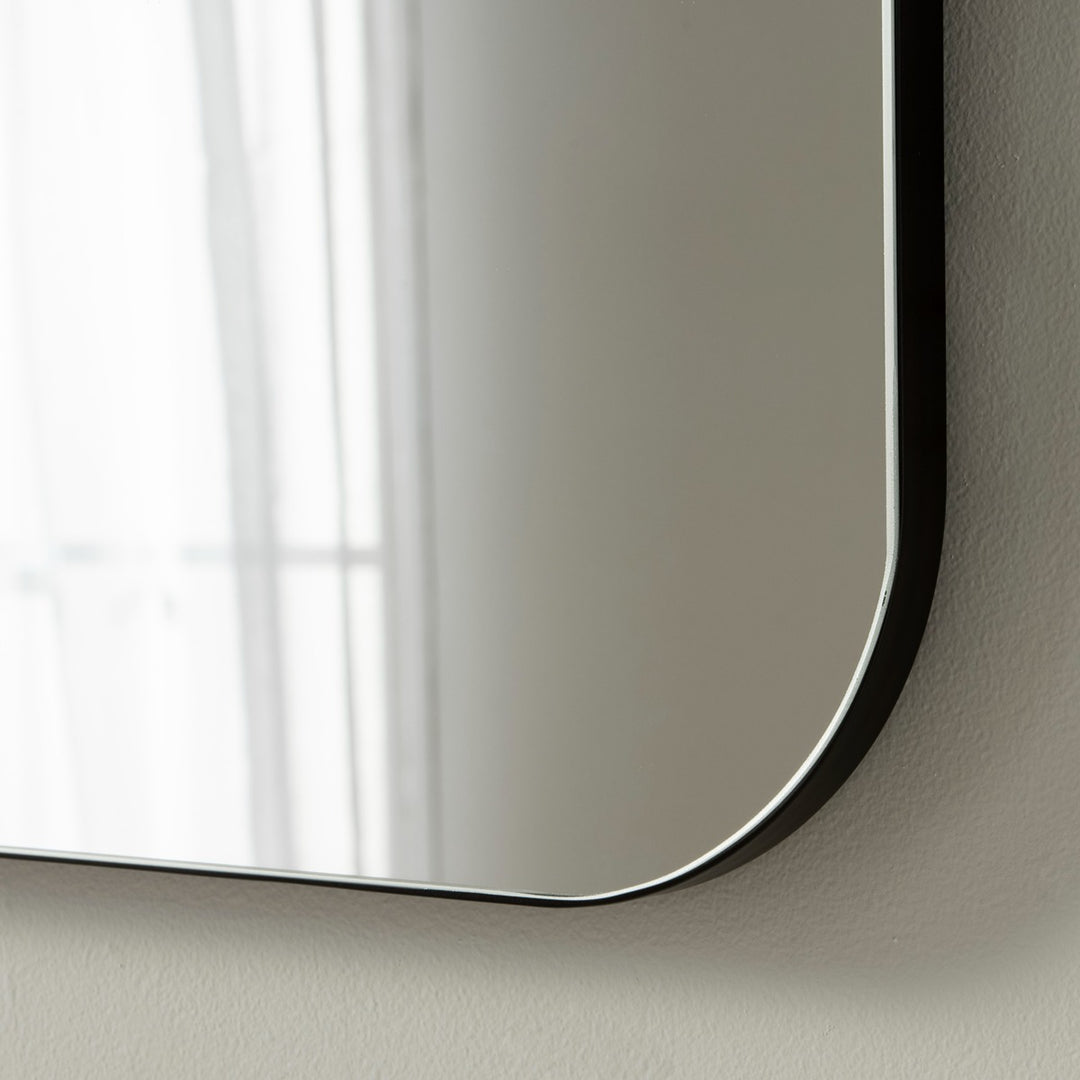 Sydney Curved Mantle Mirror - Black Yearn Mirrors 2