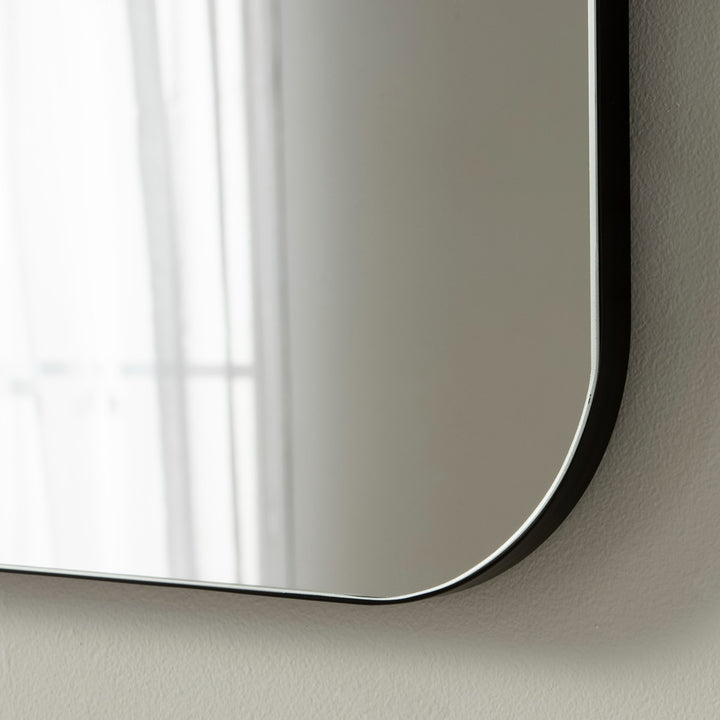 Sydney Curved Mantle Mirror - Black Yearn Mirrors 2
