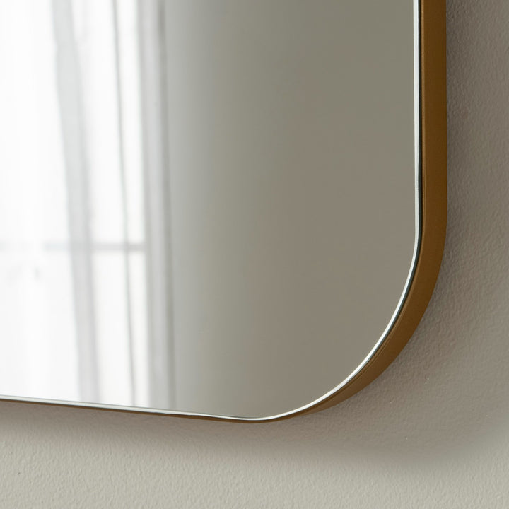 Sydney Curved Mantle Mirror - Gold Yearn Mirrors 2