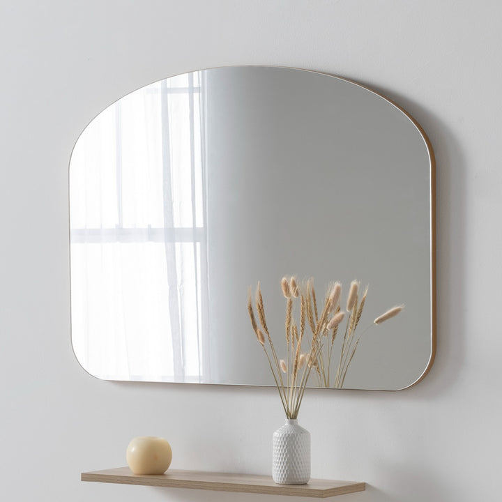 Sydney Curved Mantle Mirror - Gold Yearn Mirrors 3