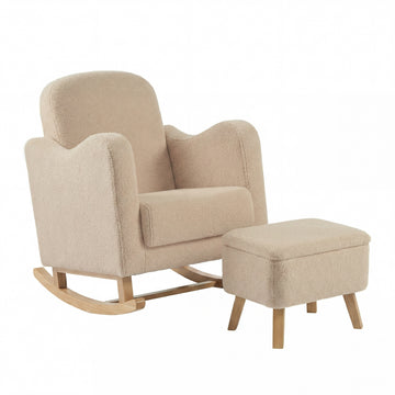 Lullaby Nursing Chair & Stool - Oat