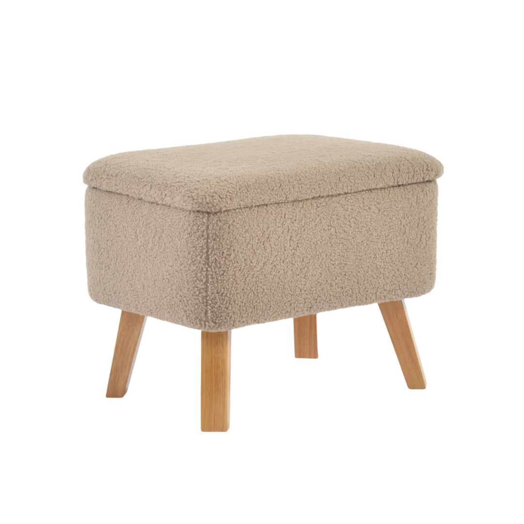 Lullaby Nursing Chair & Stool - Biscuit