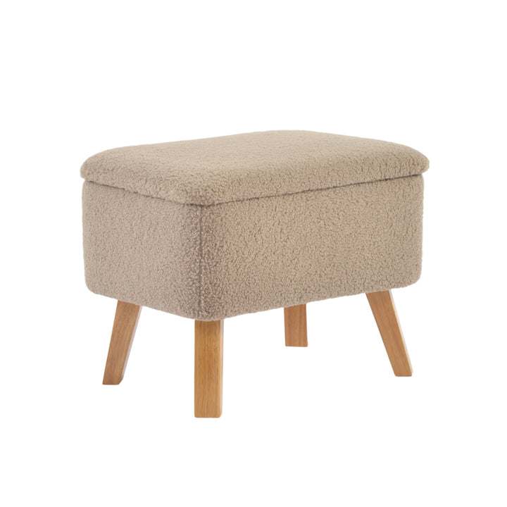 Lullaby Nursing Chair & Stool - Biscuit