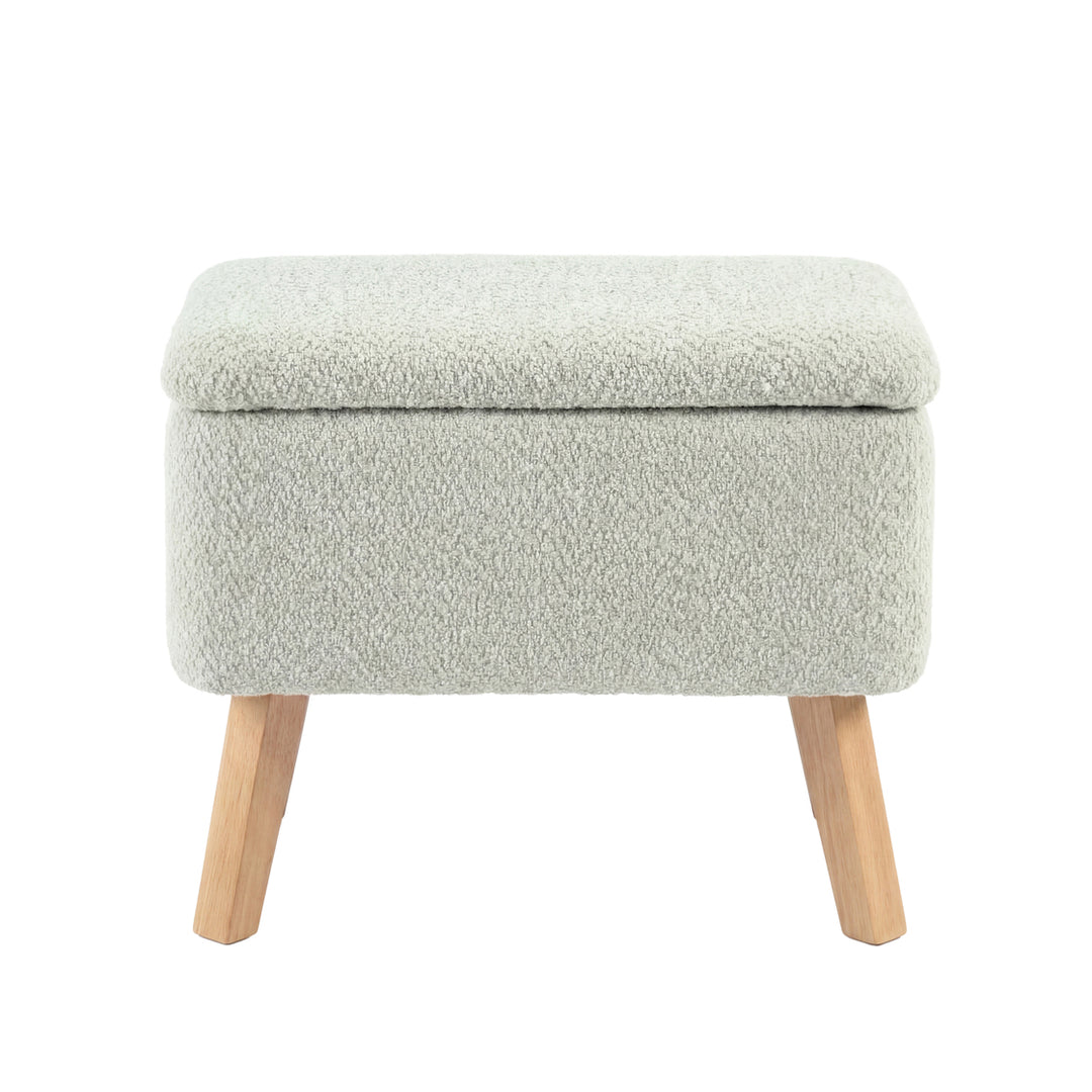 Lullaby Nursing Chair & Stool - Sage Bouclé