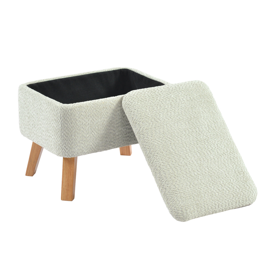 Lullaby Nursing Chair & Stool - Sage Bouclé