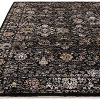 Asiatic Carpets Sovereign Rug Black Vintage Floral