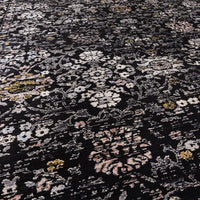 Asiatic Carpets Sovereign Rug Black Vintage Floral