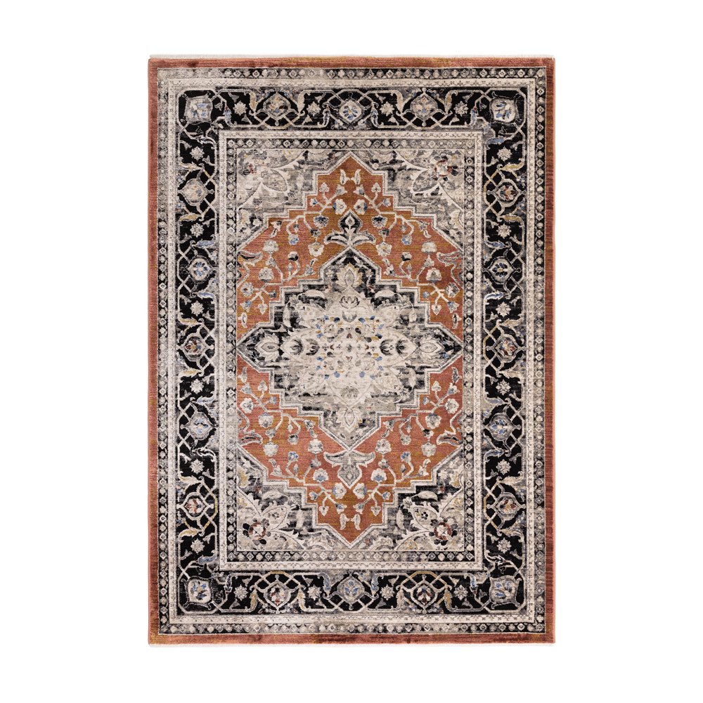 Asiatic Carpets Sovereign Rug Terracotta Medallion
