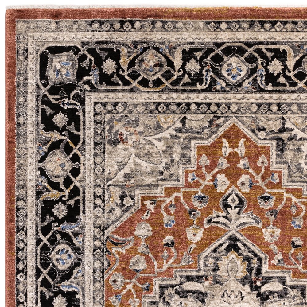 Asiatic Carpets Sovereign Rug Terracotta Medallion