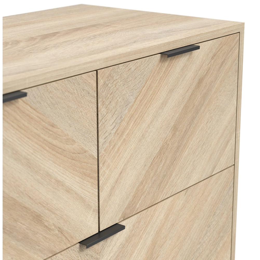 O&Co Visby Chest of Drawers in Chevron