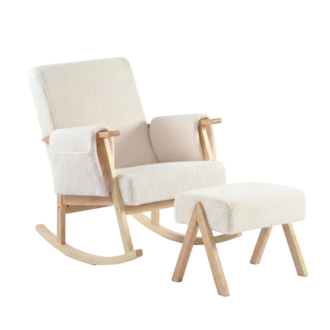 Dreamer Nursing Chair & Stool - Off White