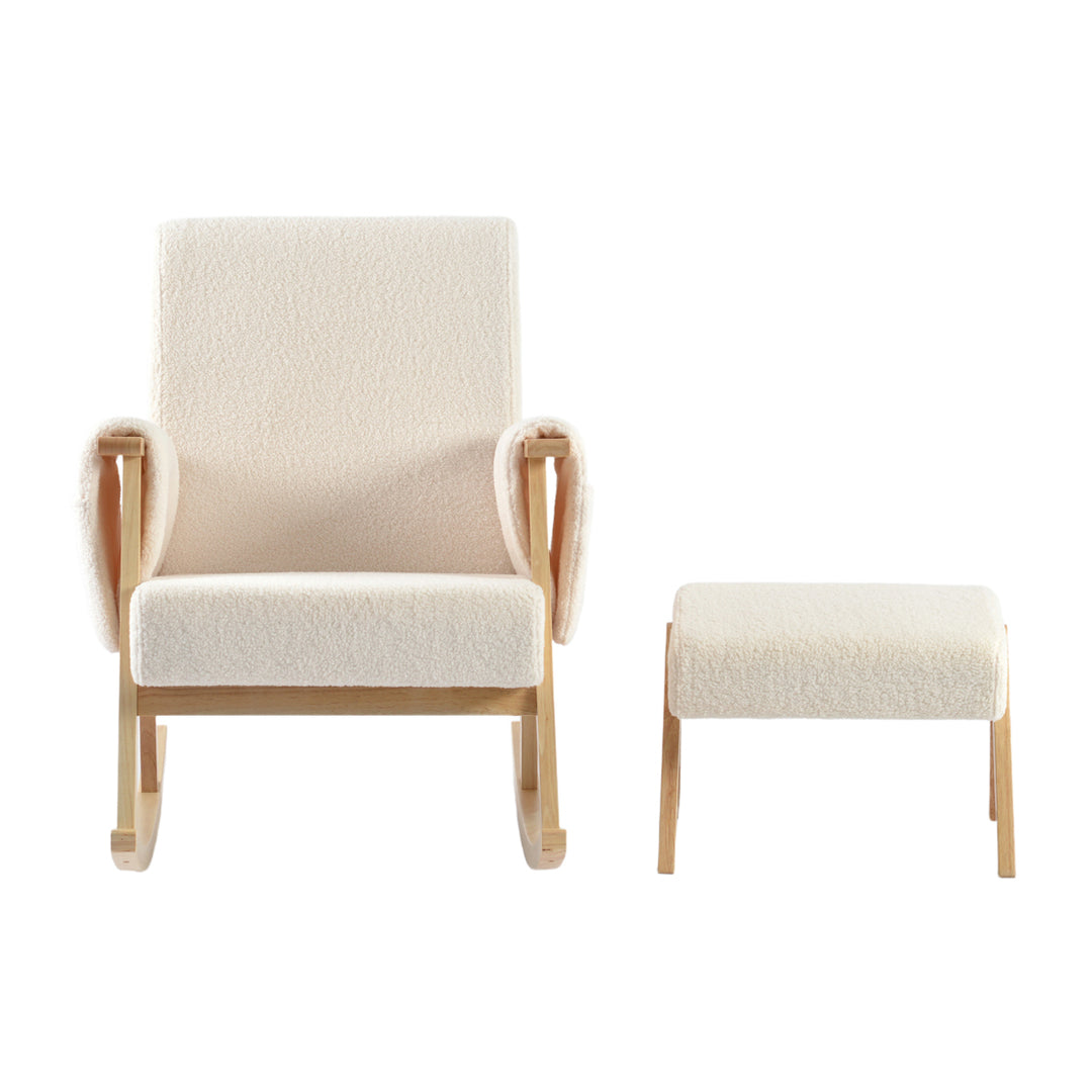 Dreamer Nursing Chair & Stool - Off White