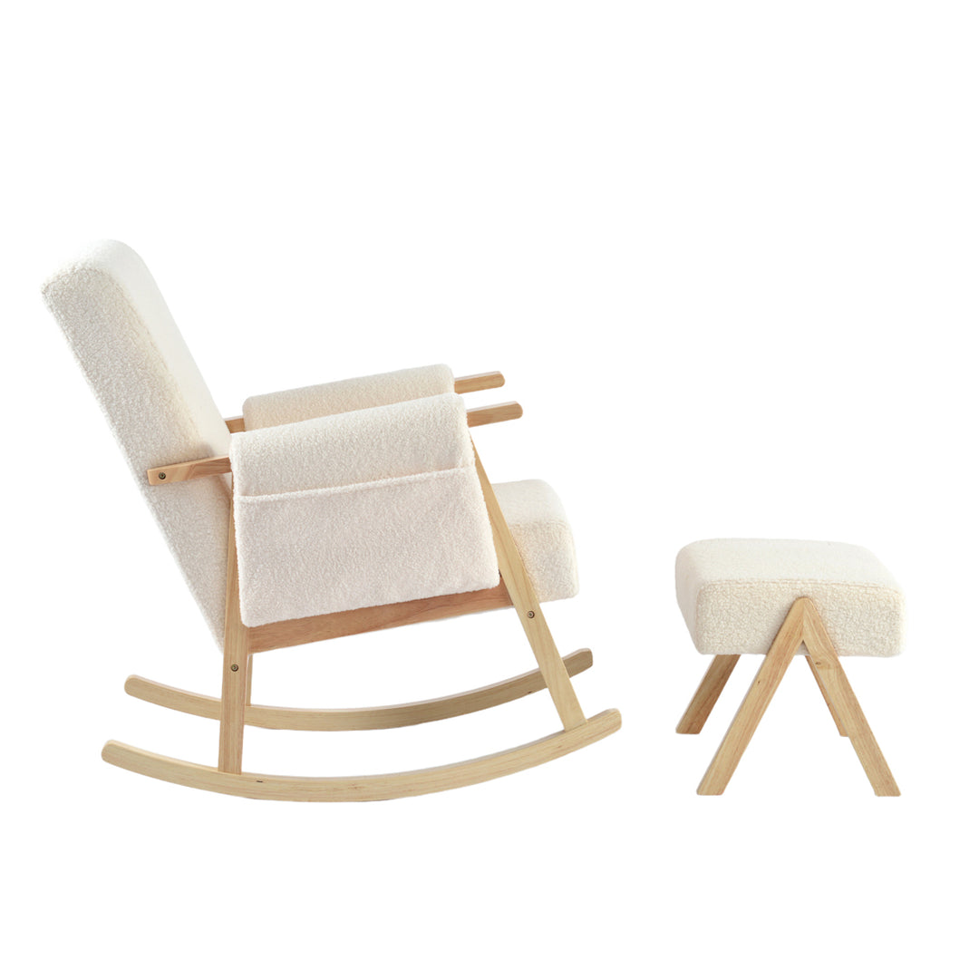 Dreamer Nursing Chair & Stool - Off White