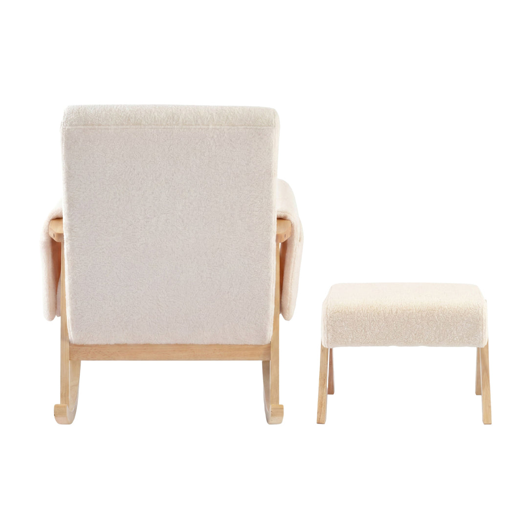 Dreamer Nursing Chair & Stool - Off White
