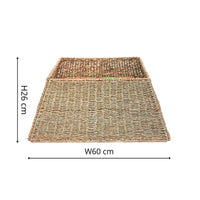 Ivyline Seagrass Foldable Square Tree Skirt