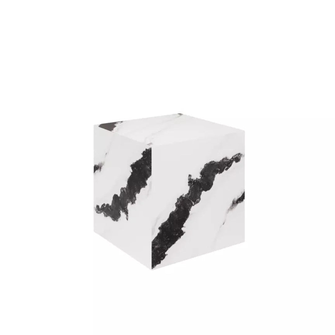 Cece Side Table - Panda Marble