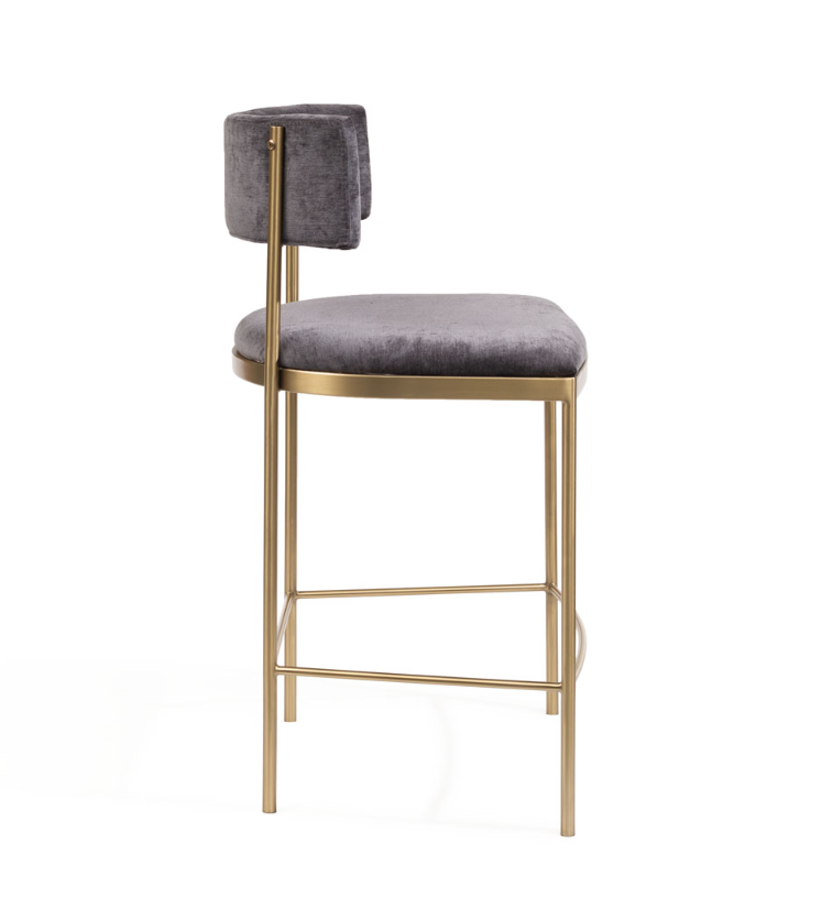 Envie II Counter Stool - Giselle Dark Charcoal Tommy Franks 2
