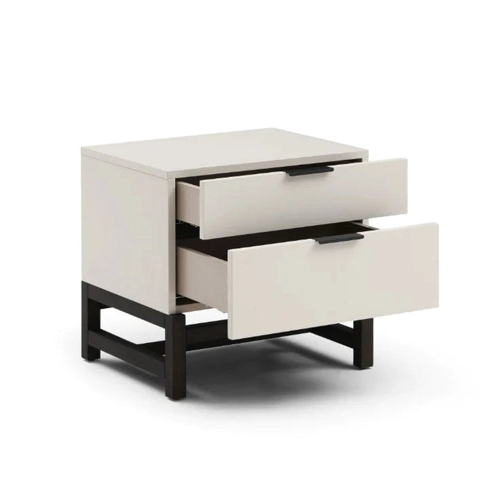 Webb Bedside Table - Matte Beige Tommy Franks 3