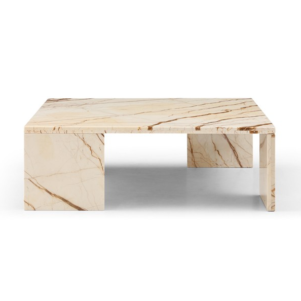 Kenzo Square Coffee Table - Gold Tommy Franks 3