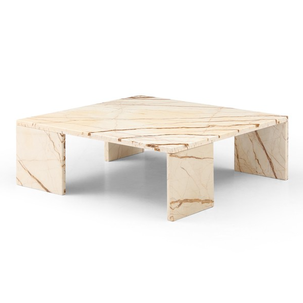 Kenzo Square Coffee Table - Gold Tommy Franks 1