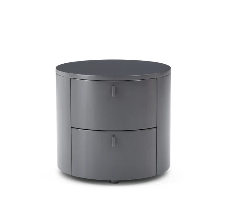  Tommy Franks-Tommy Franks Sims Bedside Table in Matte Anthracite-Grey  077 