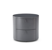 Tommy Franks Sims Bedside Table in Matte Anthracite