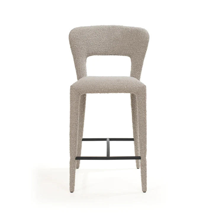 Pari I Bar Stool - Chex Boucle Steam Tommy Franks 1