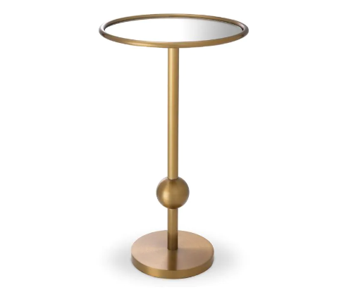  Eichholtz-Eichholtz Narciso Side Table in Brushed Brass Finish-Brass 661 