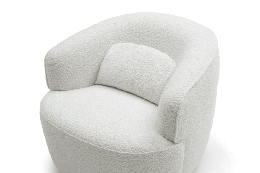 Grace Swivel Chair - Polar Bouclé Tommy Franks 4