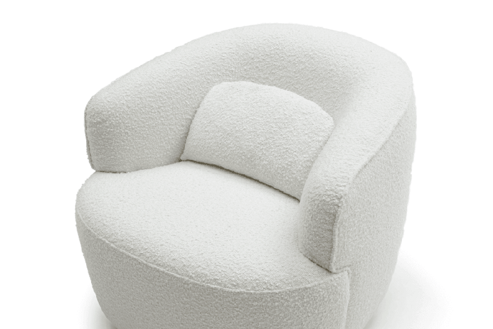 Grace Swivel Chair - Polar Bouclé Tommy Franks 4