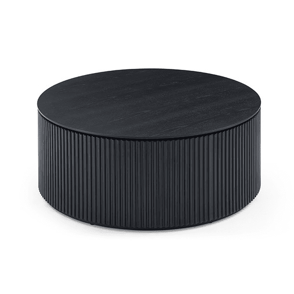 Costine Round Coffee Table - Black Tommy Franks 1